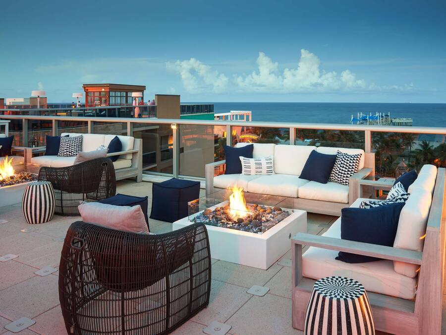 Rooftop bar