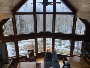Vue depuis l’hébergement 