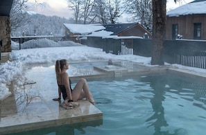 Indoor pool, outdoor pool