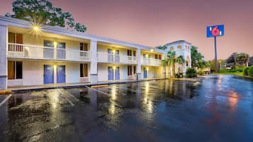 Front of property - evening/night