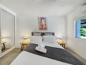 2 habitaciones y ropa de cama