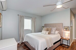 1 slaapkamer, pillowtop-bedden, een strijkplank/strijkijzer, gratis wifi