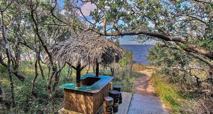 5BR Secluded Soundfront Oasis, Hot Tub, Private Beach