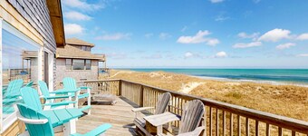 Oceanfront, Dog-Friendly House w/Central AC, Free WiFi, Shared Pool, Private W/D
