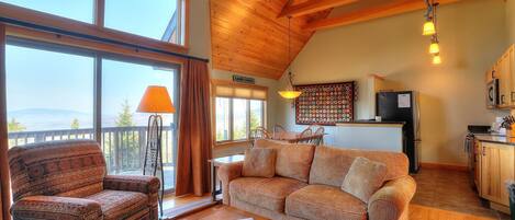 Télévision, cheminée, livres