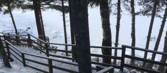 Charming and Cozy, 4-Season, Fence Lake Cottage with Beautiful Sunset View