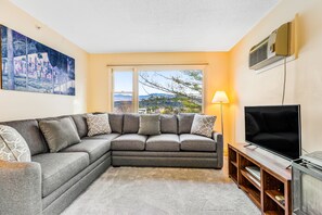 TV, fireplace, DVD player - Lovely mountain home w/shared hot tub & pool, washer/dryer, free WiFi, fireplace (Stowe)