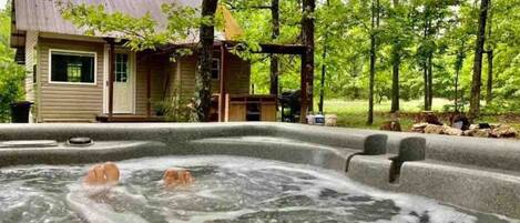 Baignoire à remous extérieure