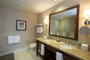 Towels, soap, toilet paper