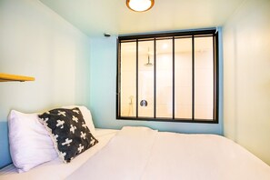 Apartamento | 1 dormitorio, mobiliario individual, tabla de planchar con plancha