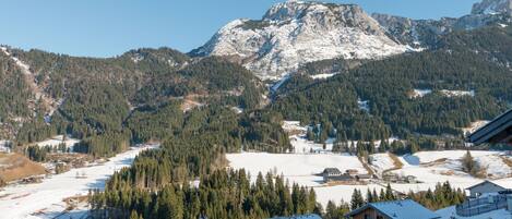 Alpehytte | Utsikt fra overnattingsstedet