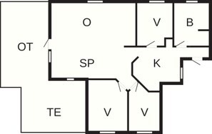 House | Floor plan - Holiday Home in Middelfart (Middelfart)
