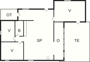 House | Floor plan - Holiday Home in VÃ¦ggerlÃ¸se (Vaeggerlose)