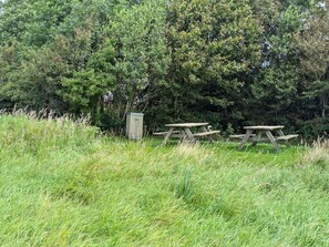 Outdoor dining - 7 Person Holiday Home in Oksbol (Oksbol)