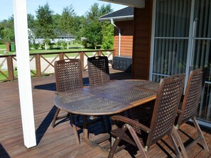 Balcony - 8 Person Holiday Home on a Holiday Park in Oksbøl (Oksbol)