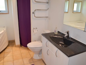 Shower - 8 Person Holiday Home on a Holiday Park in Oksbøl (Oksbol)