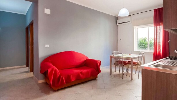 Living room - Comfy Holiday Home in Nizza di Sicilia on the Coast (Nizza di Sicilia)