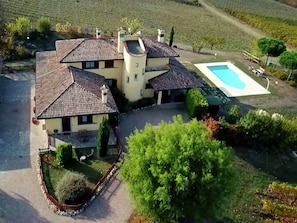 Exterior - Detached Villa With Pool Within a Farm Ground, in Quiet Hillside (Santa Maria della Versa)