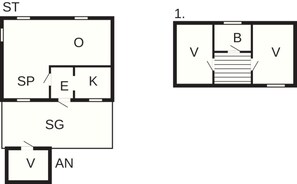House | Floor plan - 6 Person Holiday Home in Faaborg (Faaborg)