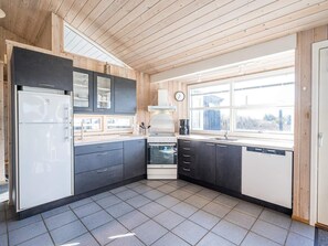 Private kitchen - 6 Person Holiday Home in Hvide Sande (Hvide Sande)