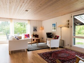 Living room - 6 Person Holiday Home on a Holiday Park in Nørre Nebel (Norre Nebel)