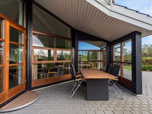 Balcony - 8 Person Holiday Home on a Holiday Park in Hemmet (Hemmet)
