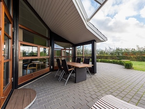 Balcony - 8 Person Holiday Home on a Holiday Park in Hemmet (Hemmet)