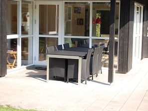 Balcony - 8 Person Holiday Home on a Holiday Park in Oksbøl (Oksbol)
