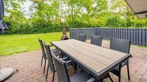Outdoor dining - 6 Person Holiday Home in Oksbol (Oksbol)