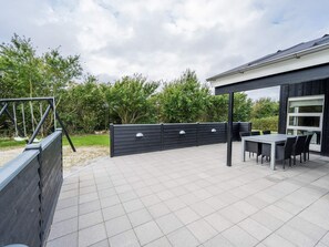 Balcony - 6 Person Holiday Home on a Holiday Park in Hemmet (Hemmet)