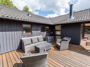 Balcony - 8 Person Holiday Home on a Holiday Park in Oksbøl (Oksbol)