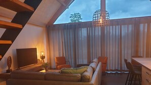 Living room - Modern House With Lots of Glass, in Baarle-nassau (Baarle-Nassau)