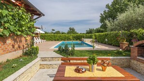 Balcony - Modern Apartment for Families who Want to Enjoy a Peaceful Holiday (Visnjan)