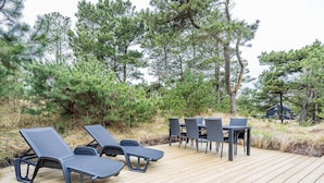 Balcony - 6 Person Holiday Home on a Holiday Park in Vejers Strand (Vejers Strand)