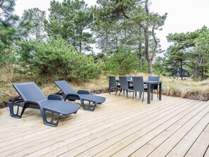 Balcony - 6 Person Holiday Home on a Holiday Park in Vejers Strand (Vejers Strand)
