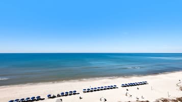 En la playa y paseos en botes de motor