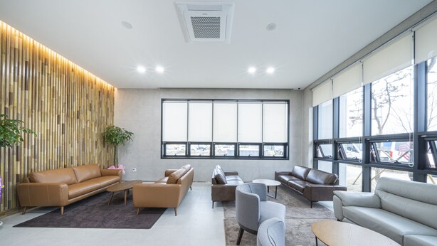 Sala de estar en el lobby