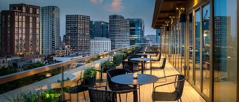 Terrasse sur le toit