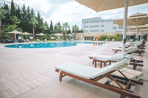 Indoor pool, seasonal outdoor pool