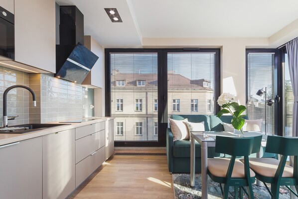 Lägenhet - 1 sovrum - balkong | 1 sovrum och sängkläder