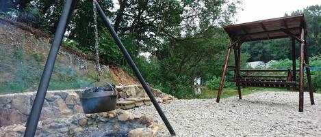 Overnatningsstedets område