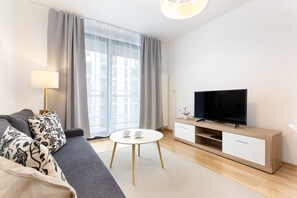 Apartment, 1 Schlafzimmer, Balkon | Wohnbereich