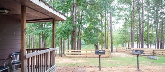1rm cabin, shared bth house, at Kick Back Ranch.