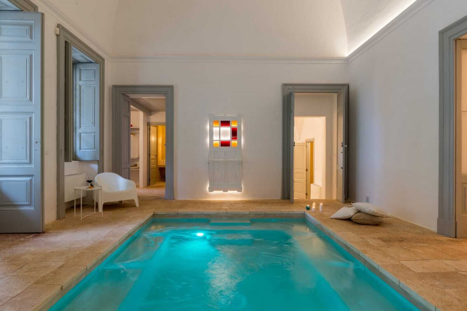 Indoor pool, outdoor pool