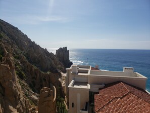 Blick von der Unterkunft