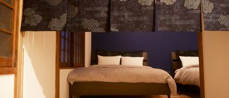 1 sovrum, skrivbord, strykjärn/strykbräda och gratis wi-fi