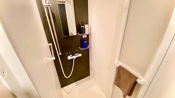 Hair dryer, towels