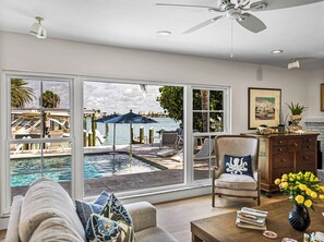 TV - Ultimate Beach House | Waterfront + Heated Pool (St. Pete Beach)