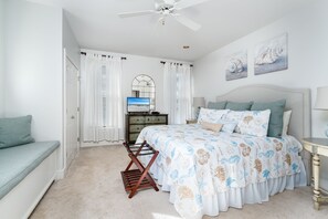 3 bedrooms, in-room safe, iron/ironing board, free WiFi
