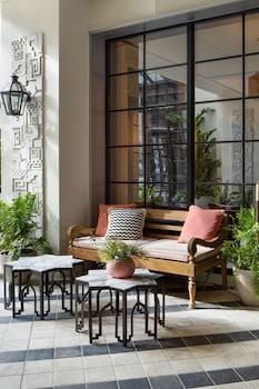 Lobby lounge at the goodtime hotel, Miami Beach, a Tribute Portfolio Hotel